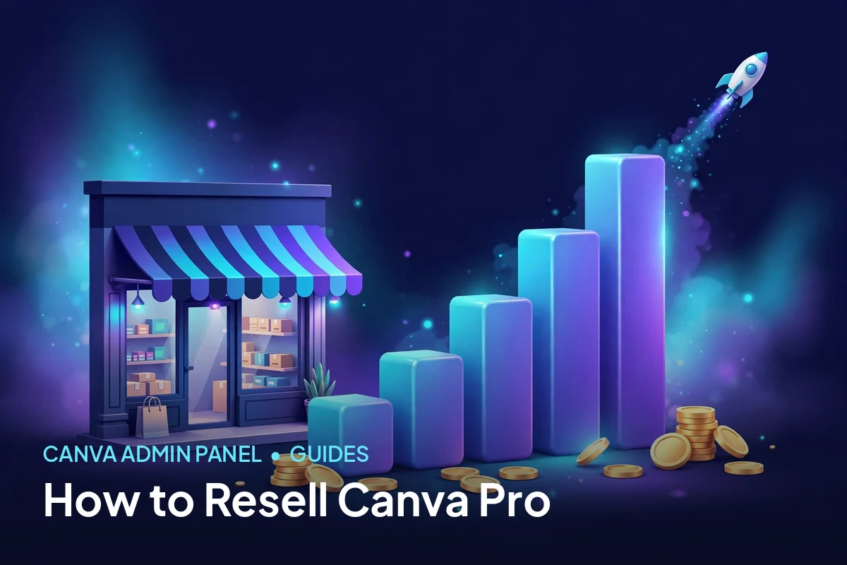 How to Resell Canva Pro and Build a Panel Business