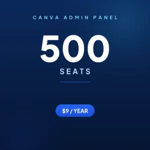 Canva Admin Panel – 500 Seats
